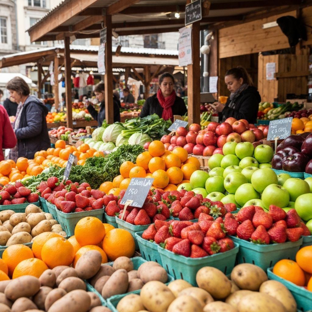 Sağlıklı alışkanlıklar - meyve ve sebze seçimi